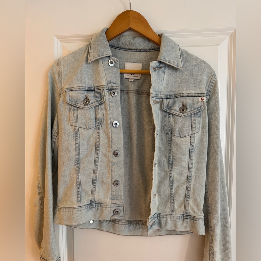 Ag Adriano Goldschmied Blue Jean Jacket Classic Style